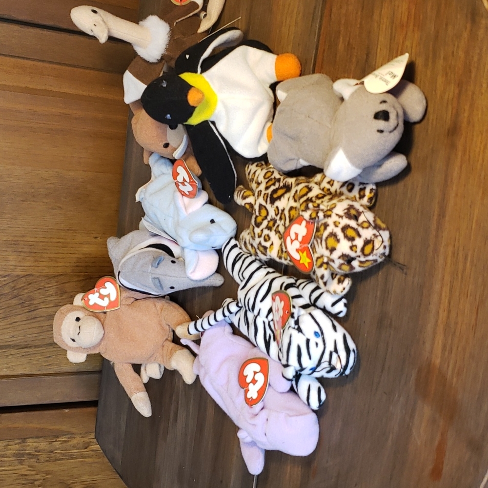 Zoo Animal Ty Teenie Beanie Baby Collection